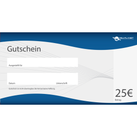 Gutschein für eine Flugschulung im Wert von 25 EUR
