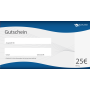 Gutschein für eine Flugschulung im Wert von 25 EUR