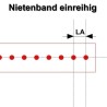 Variantenbeispiele - Nieten hergestellt mit Modellbau Nietenband
